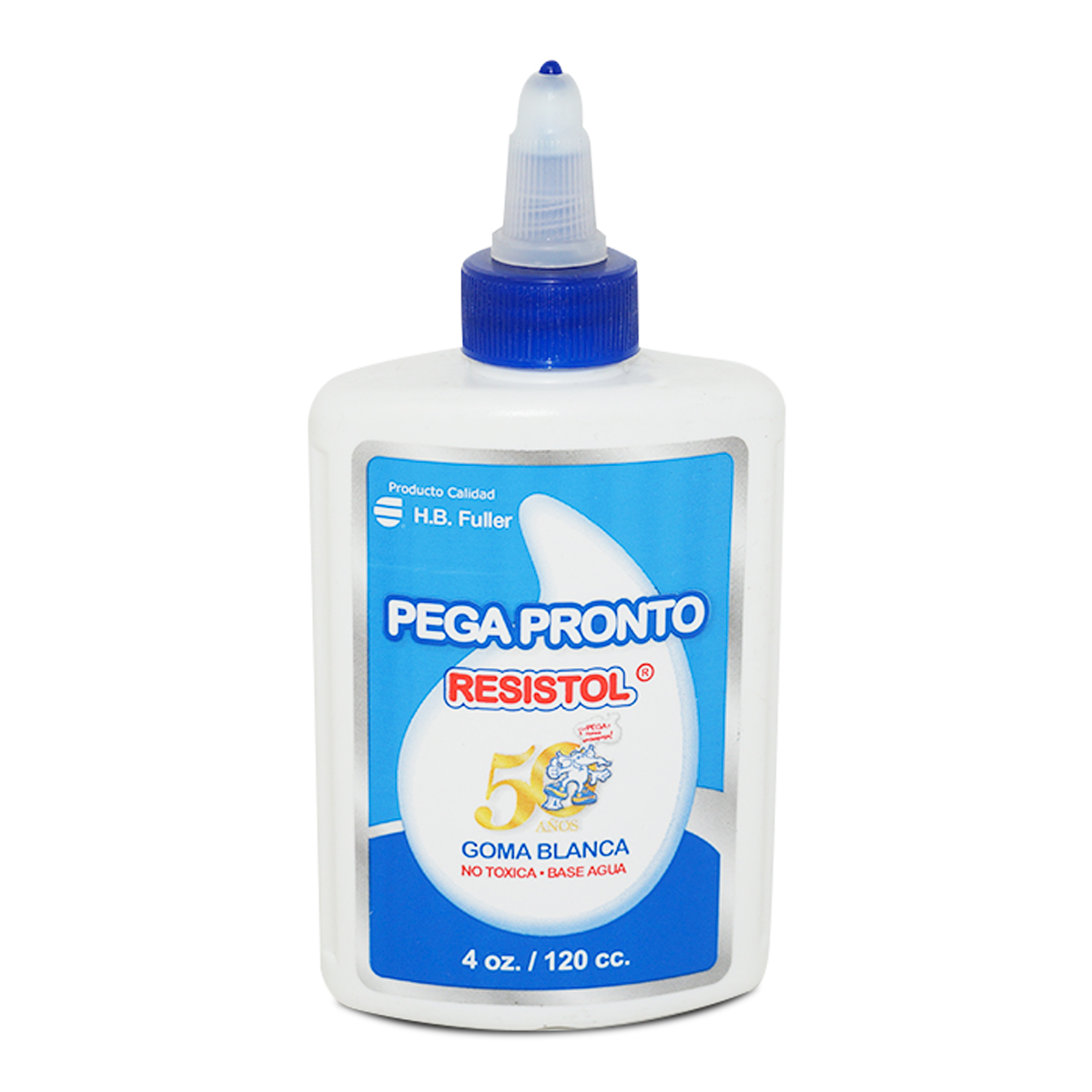 PEGA PRONTO RESISTOL GOMA BLANCA DE 4 ONZAS