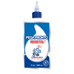 GOMA RESISTOL BLANCA PEGA PRONTO 8 ONZ GOMA RESISTOL BLANCA PEGA PRONTO 8 ONZ