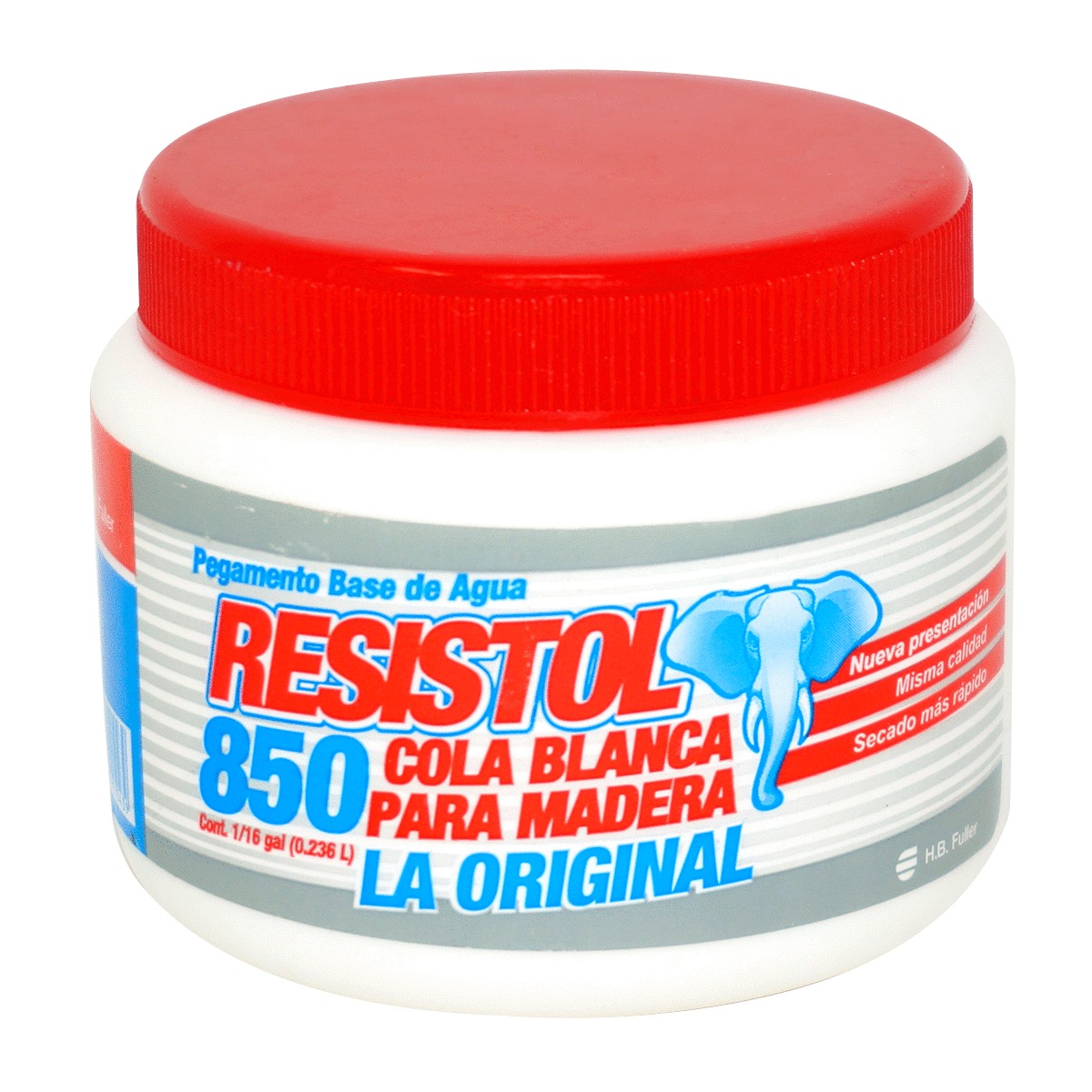 COLA PARA MADERA RESISTOL 850 (1/16 DE GALON)