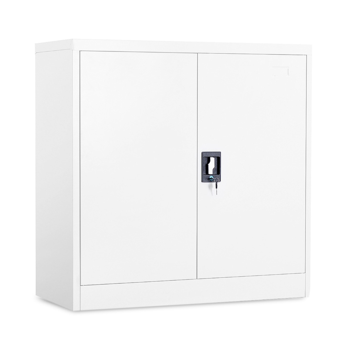 GABINETE DE METAL 2 ENTREPANOS BLANCO MOBELT