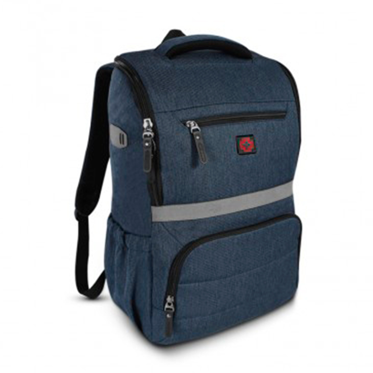 MOCHILA SWISSBRAND (15 PULGADAS,AZUL 4 BOLSILLOS)
