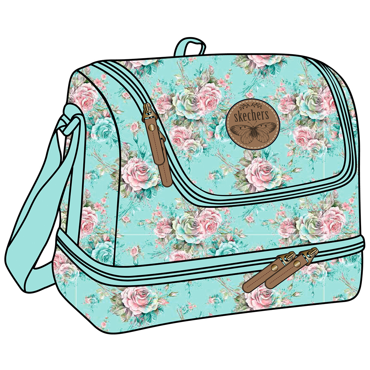 LONCHERA SKECHERS VOSTOK 21X21X13CM