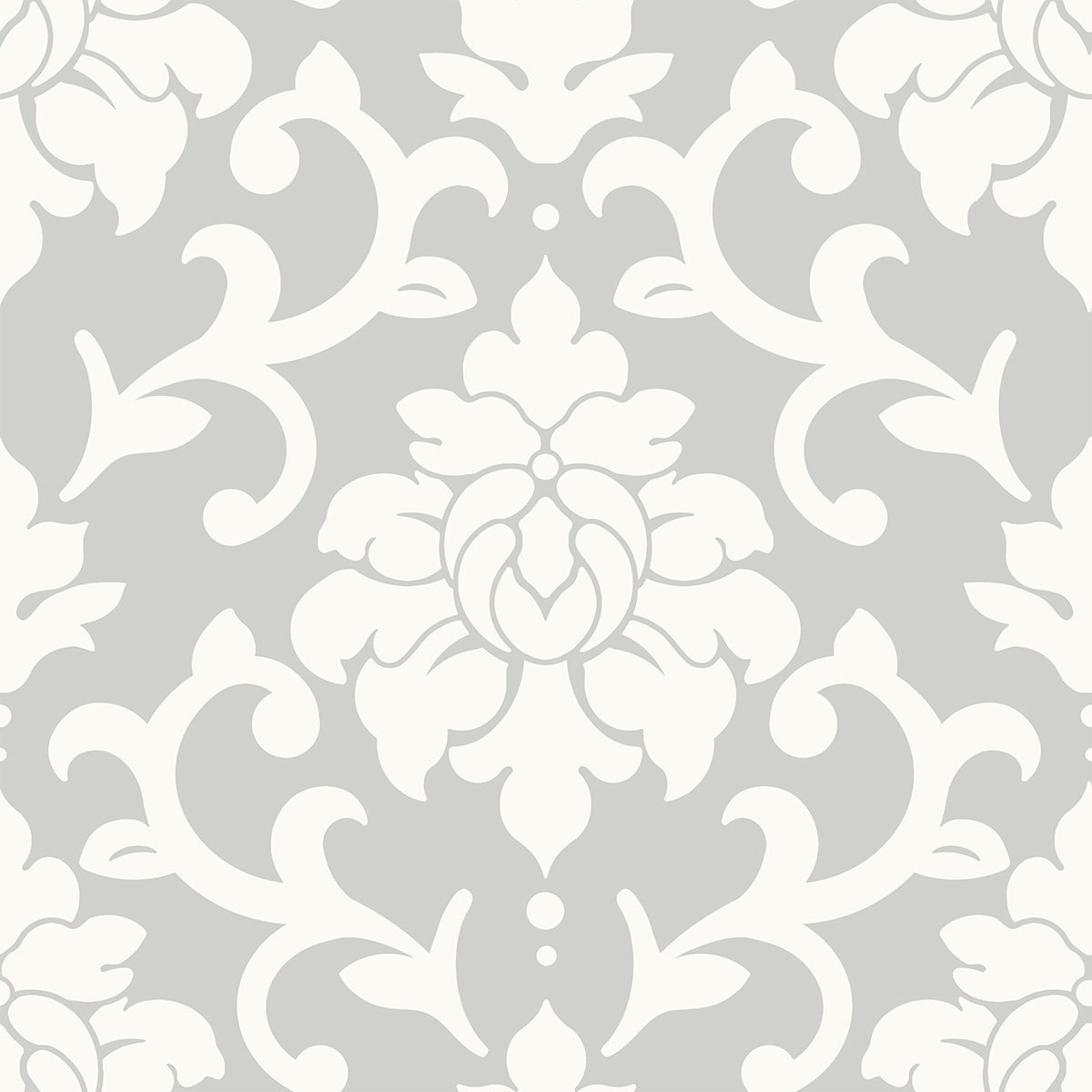 VINIL DECORATIVO DAMASK GRIS