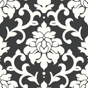VINIL DECORATIVO DAMASK B/N VINIL DECORATIVO DAMASK B/N