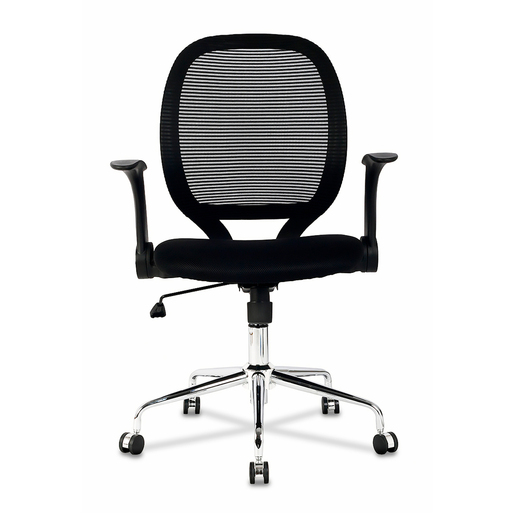 SILLA SECRETARIAL DE MESH COLOR NEGRO FABULOUS 4TUNE