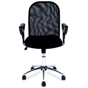 SILLA EJECUTIVA DE MESH COLOR NEGRO BASE CROMADA 4TUNE SILLA EJECUTIVA DE MESH COLOR NEGRO BASE CROMADA 4TUNE