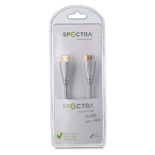 CABLE HDMI  SPECTRA 53596 6 PIES