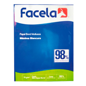 RESMA PAPEL BOND FACELA TAMAÑO OFICIO 8.5X13, 75GR RESMA PAPEL BOND FACELA TAMAÑO OFICIO 8.5X13, 75GR