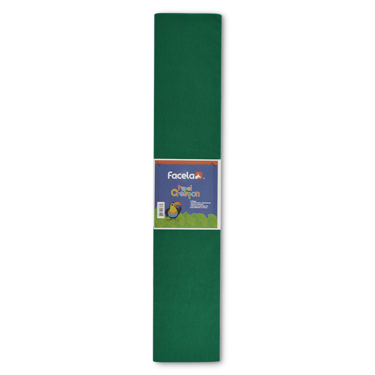 PAPEL CREPE FACELA 10PACK VERDE