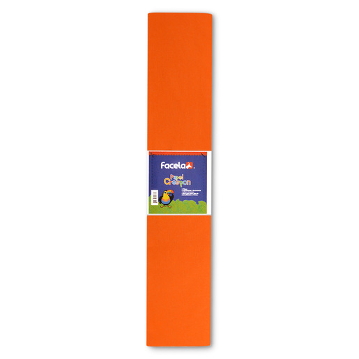 PAPEL CREPE FACELA 10PACK NARANJA