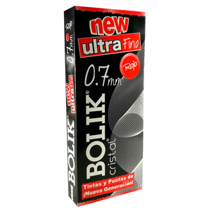 BOLIGRAFO BOLIK ULTRA FINO CAJILLA DE 12 UNIDADES COLOR ROJO BOLIGRAFO BOLIK ULTRA FINO CAJILLA DE 12 UNIDADES COLOR ROJO