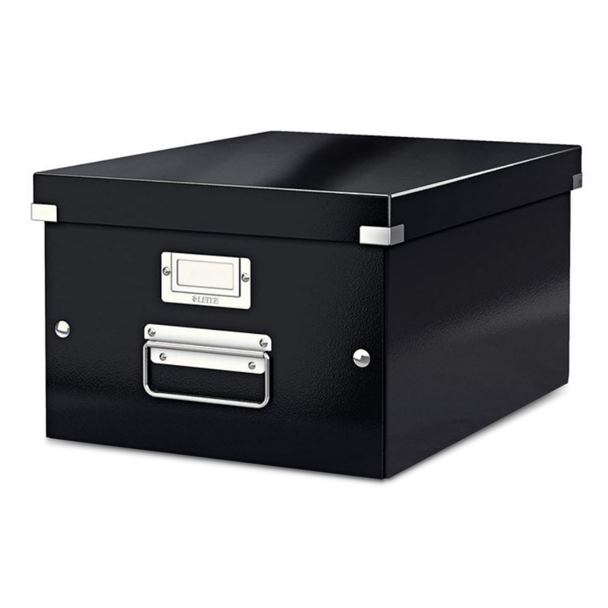 CAJA LEITZ PLEGABLE MEDIANA NEGRO