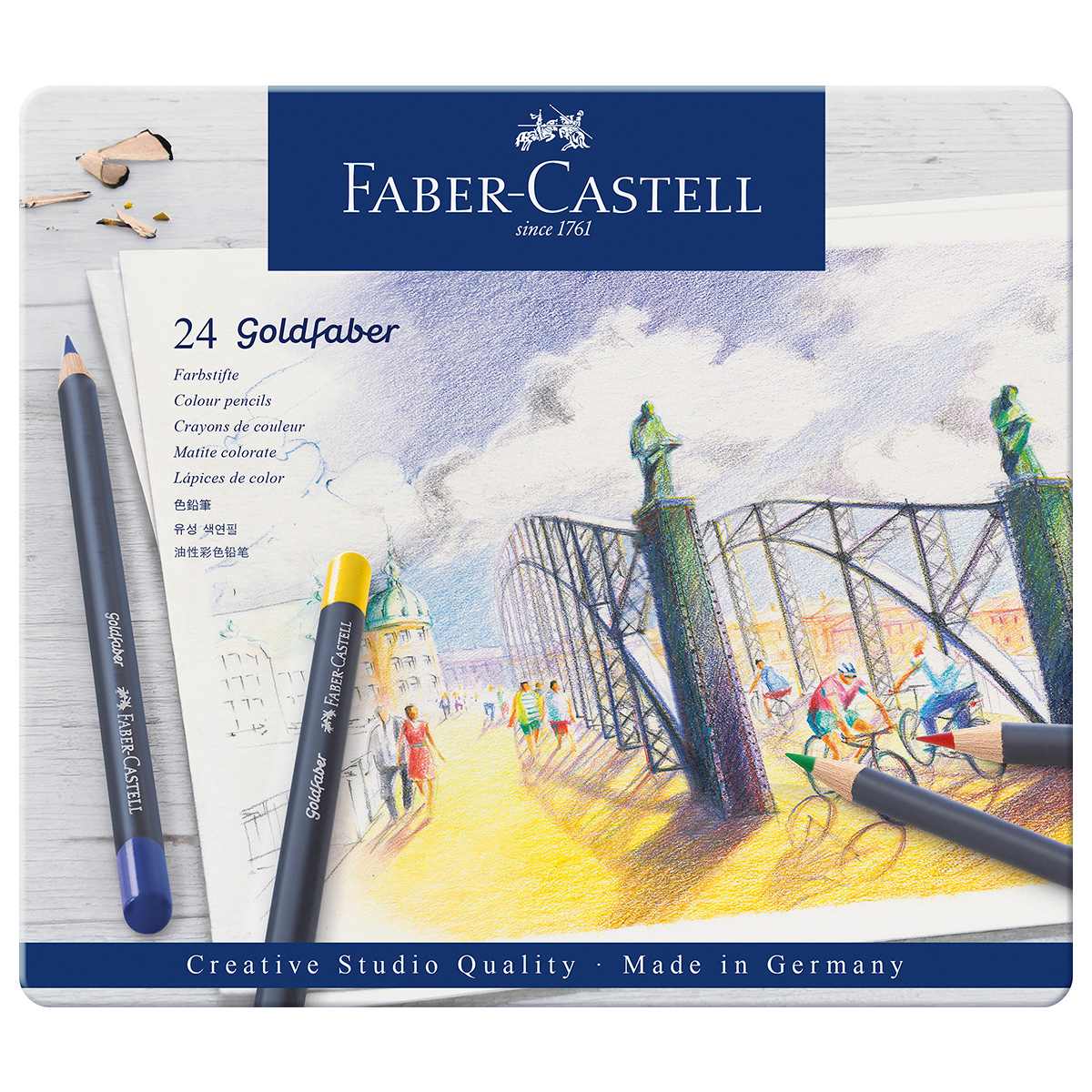 SET LAPIZ DE COLOR FABER CASTELL GOLDFABER 24