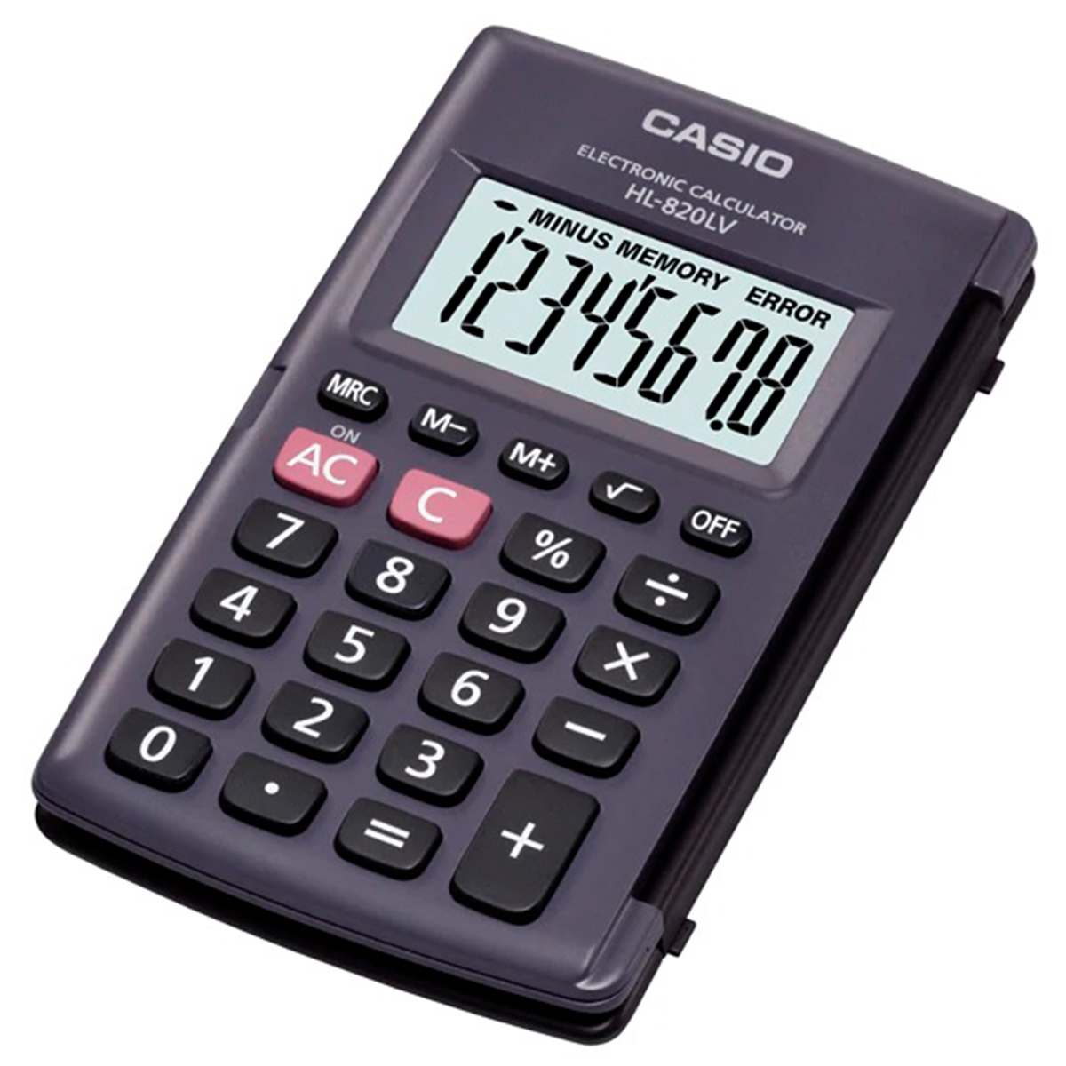 CALCULADORA CASIO PORTATIL HL-820LV-BK