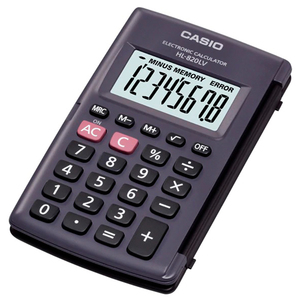 CALCULADORA PORTATIL CASIO (PANTALLA GRANDE)