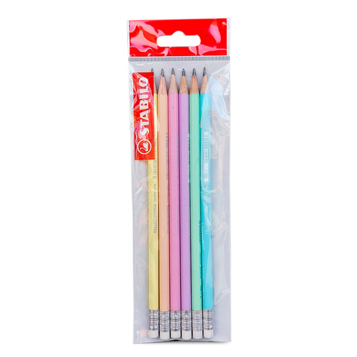 LAPIZ STABILO PASTEL HB 6PK