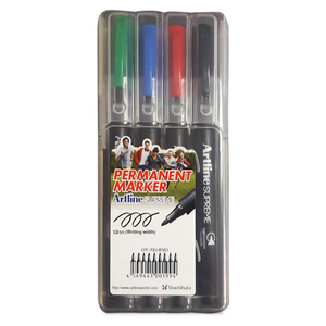 ESTUCHE MARCADOR PERMANENTE ARTLINE SUPREME 4PK