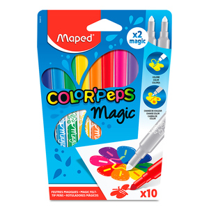 MARCADORES MAPED MAGICOS COLOR PEPS 10U