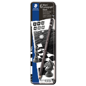 LAPIZ STAEDTLER ESTUCHE 6U (6 TONOS 8B - 2B) LAPIZ STAEDTLER ESTUCHE 6U (6 TONOS 8B - 2B)