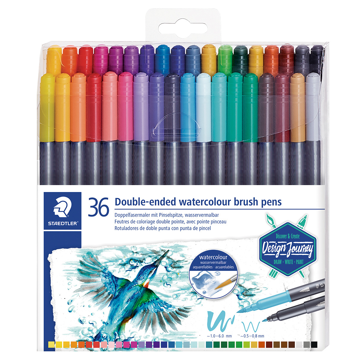 MARCADOR DOBLE PUNTA STAEDTLER 36U | Office Depot Guatemala colores acuarelables office depot