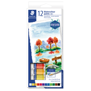 TUBO DE PINTURA ACUARELA STAEDTLER 12ML 12U TUBO DE PINTURA ACUARELA STAEDTLER 12ML 12U