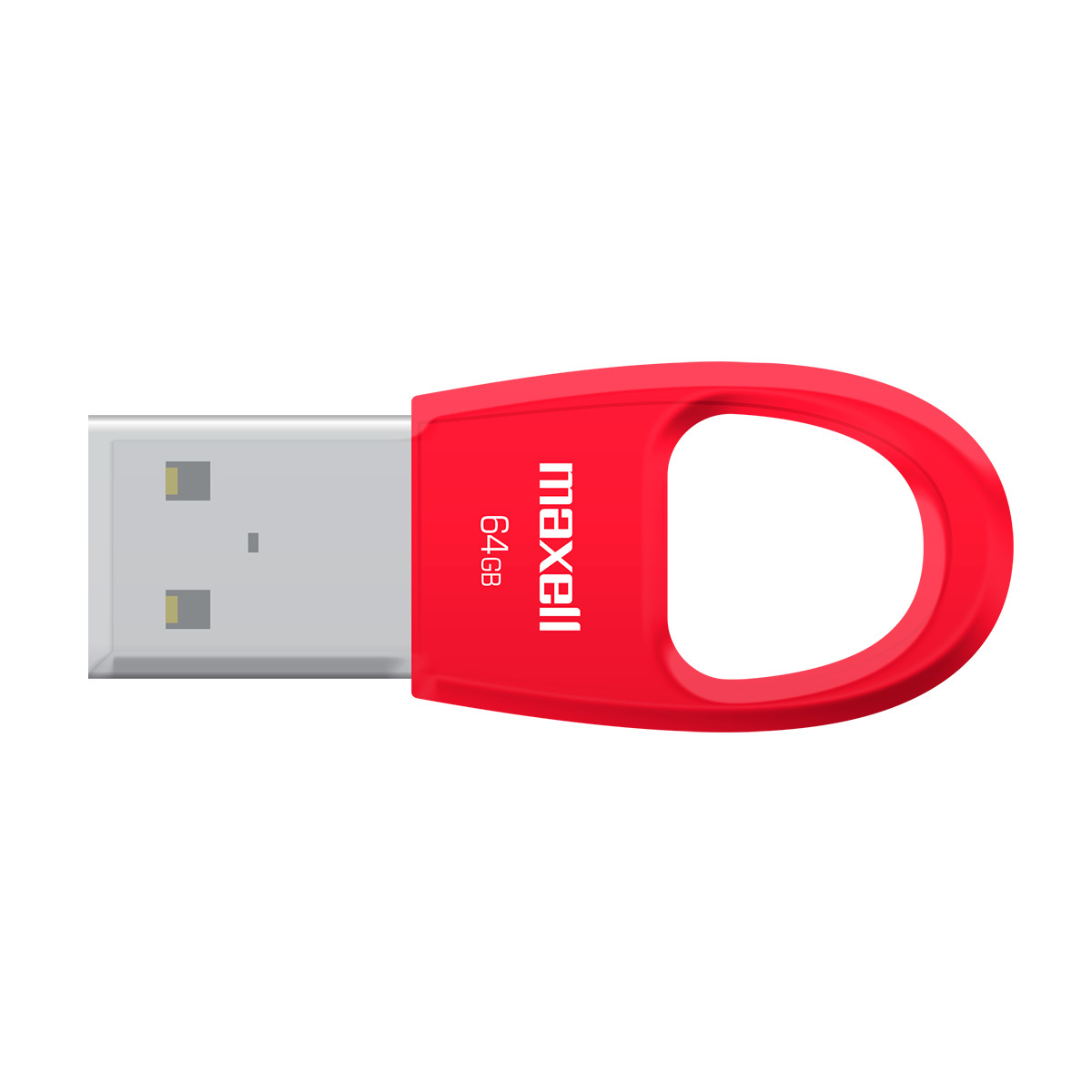 MEMORIA MAXELL USB TIPO LLAVERO 64 GB ROJO USBK-64 RED