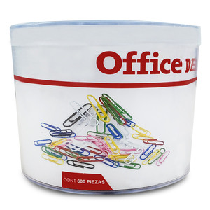 CLIPS DE COLORES 600 PIEZAS CLIPS DE COLORES 600 PIEZAS