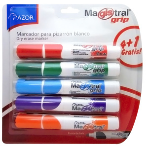 MARCADOR MAGISTRAL GRIP 4U SURTIDOS