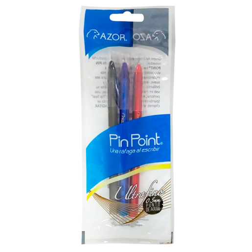 BOLIGRAFO AZOR 0.5MM SURTIDO 3U | Office Depot Guatemala