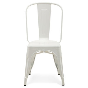 SILLA DE METAL BLANCA