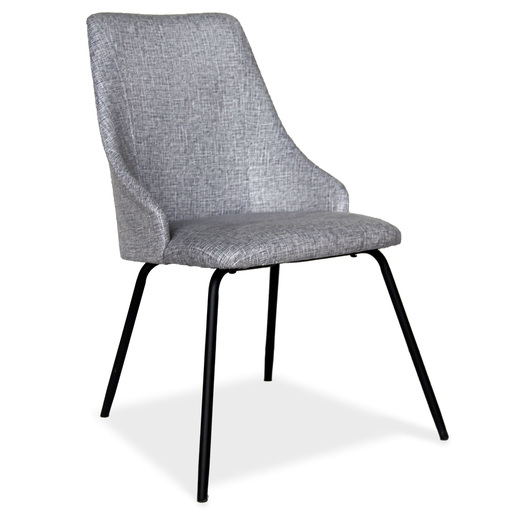 SILLA DE ESPERA DE TELA COLOR GRIS PLATA 4TUNE