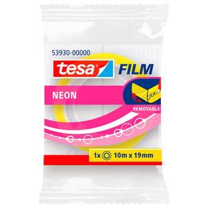 TESAFIM NEON 10MX19MM (FLUORESCENTE, TESA) TESAFIM NEON 10MX19MM (FLUORESCENTE, TESA)
