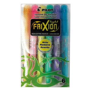 MARCATEXTOS PILOT FRIXION LIGHT PASTEL 6U MARCATEXTOS PILOT FRIXION LIGHT PASTEL 6U