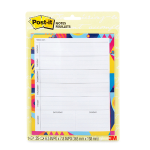 PLANIFICADOR SEMANAL MEDIANO POST IT PLANIFICADOR SEMANAL MEDIANO POST IT