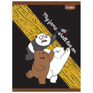 CUADERNO COSIDO RAYA LÍDER (WE BARE BEARS, 100 HOJAS) CUADERNO COSIDO RAYA LÍDER (WE BARE BEARS, 100 HOJAS)