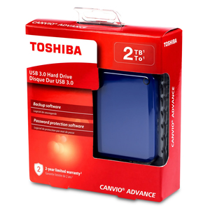 DISCO DURO 2TB CANVIO ADVANCE TOSHIBA DISCO DURO 2TB CANVIO ADVANCE TOSHIBA