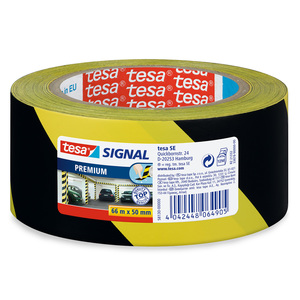 CINTA DE SENALIZACION AMARILLO/NEGRO 66MX50MM CINTA DE SENALIZACION AMARILLO/NEGRO 66MX50MM