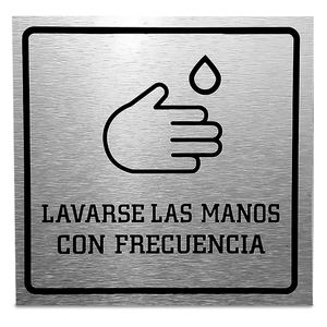 PLACA DE LETREROS INFORMATIVOS LAVARSE LAS MANOS PLACA DE LETREROS INFORMATIVOS LAVARSE LAS MANOS