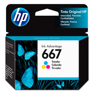 CARTUCHO DE TINTA HP 667 TRICOLOR CARTUCHO DE TINTA HP 667 TRICOLOR