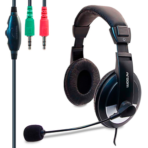 HEADSET ARGOM STEREO 75 PRO (MICROFONO Y CONTROL