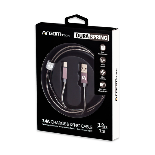 CABLE ARGOM TYPE-C METAL