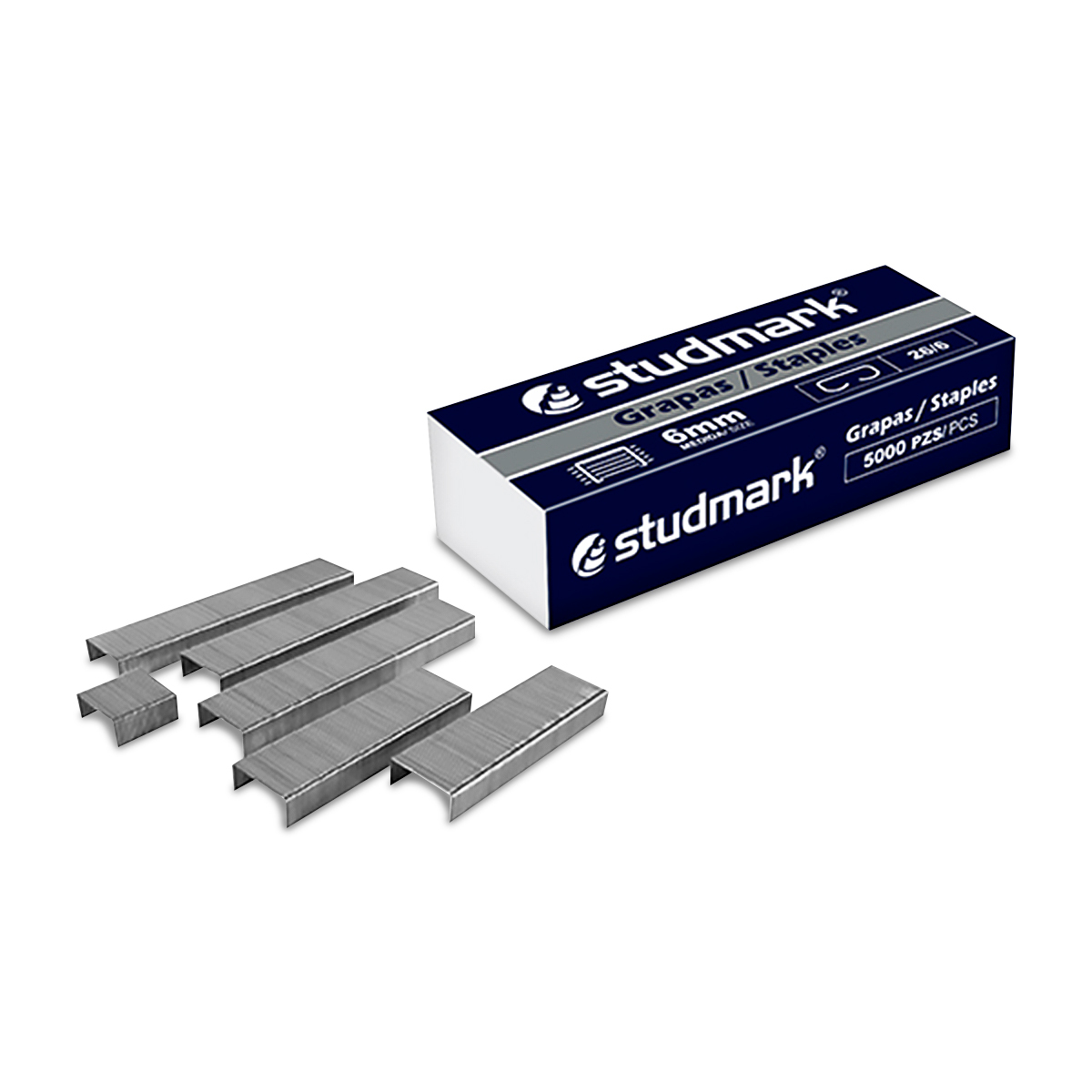 GRAPAS STANDARD STUDMARK 26 6MM 5000U (30 HOJAS) | Office Depot Guatemala