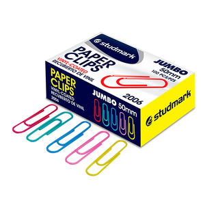 CLIP JUMBO 50MM VINYL (100 PZS) CLIP JUMBO 50MM VINYL (100 PZS)