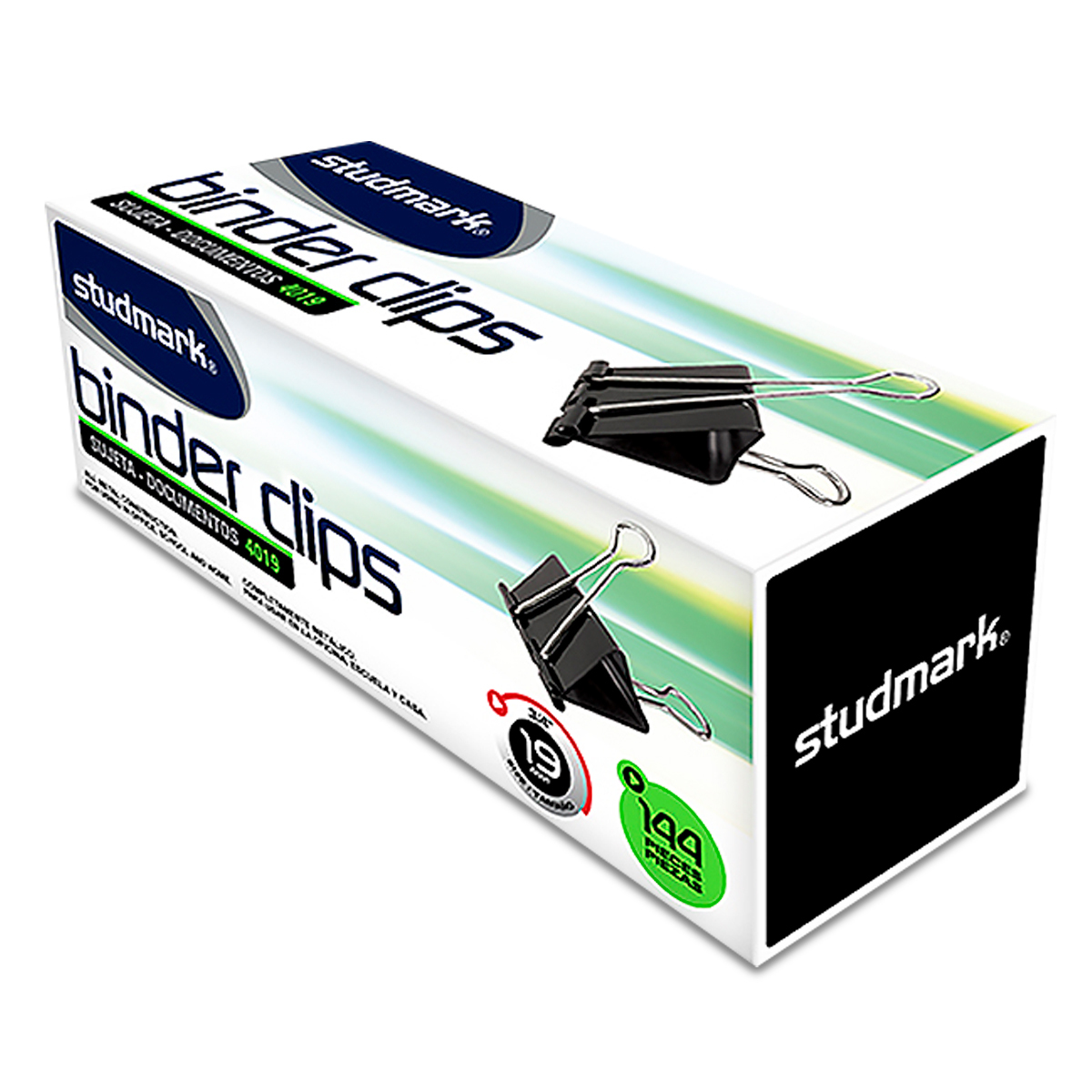 SUJETA DOCUMENTOS STUDMARK  19MM (3/4 ) 12U