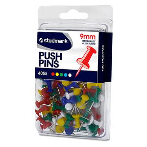 CHINCHETAS COLOR SOLIDO (PUSH PINS) 100U CHINCHETAS COLOR SOLIDO (PUSH PINS) 100U