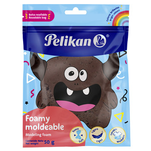FOAMY MOLDEABLE CAFE PELIKAN 50GRS FOAMY MOLDEABLE CAFE PELIKAN 50GRS