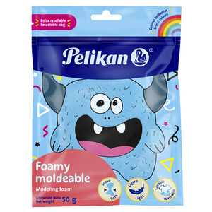 FOAMY MOLDEABLE AZUL CLARO PELIKAN 50GRS FOAMY MOLDEABLE AZUL CLARO PELIKAN 50GRS