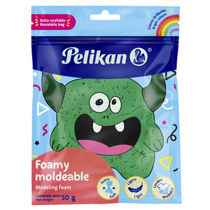FOAMY MOLDEABLE VERDE OBCURRO PELIKAN 50GRS FOAMY MOLDEABLE VERDE OBCURRO PELIKAN 50GRS