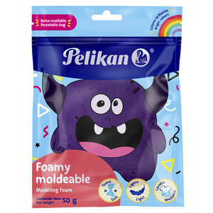 FOAMY MOLDEABLE VIOLETA PELIKAN 50GRS FOAMY MOLDEABLE VIOLETA PELIKAN 50GRS
