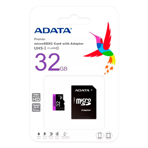 MEMORIA ADATA MICRO SD 32GB AUSDH32GUICL10A